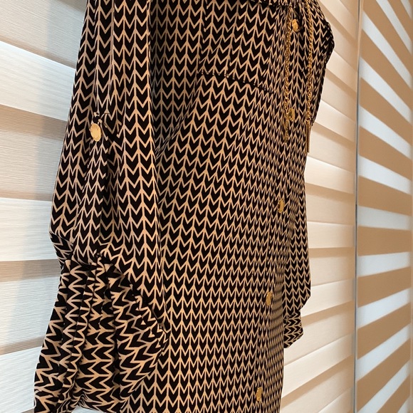 Michael Kors, herringbone, print dress size medium - Picture 5 of 13